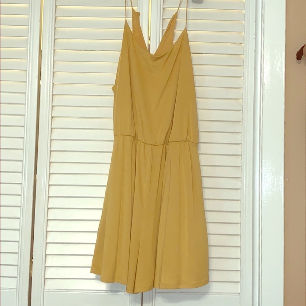 Naked Zebra Gold/yellow romper